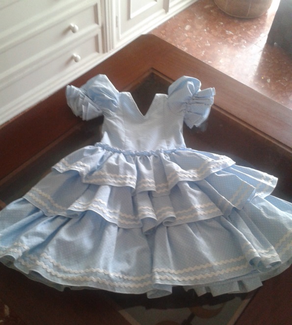 Traje flamenca niña talla 2