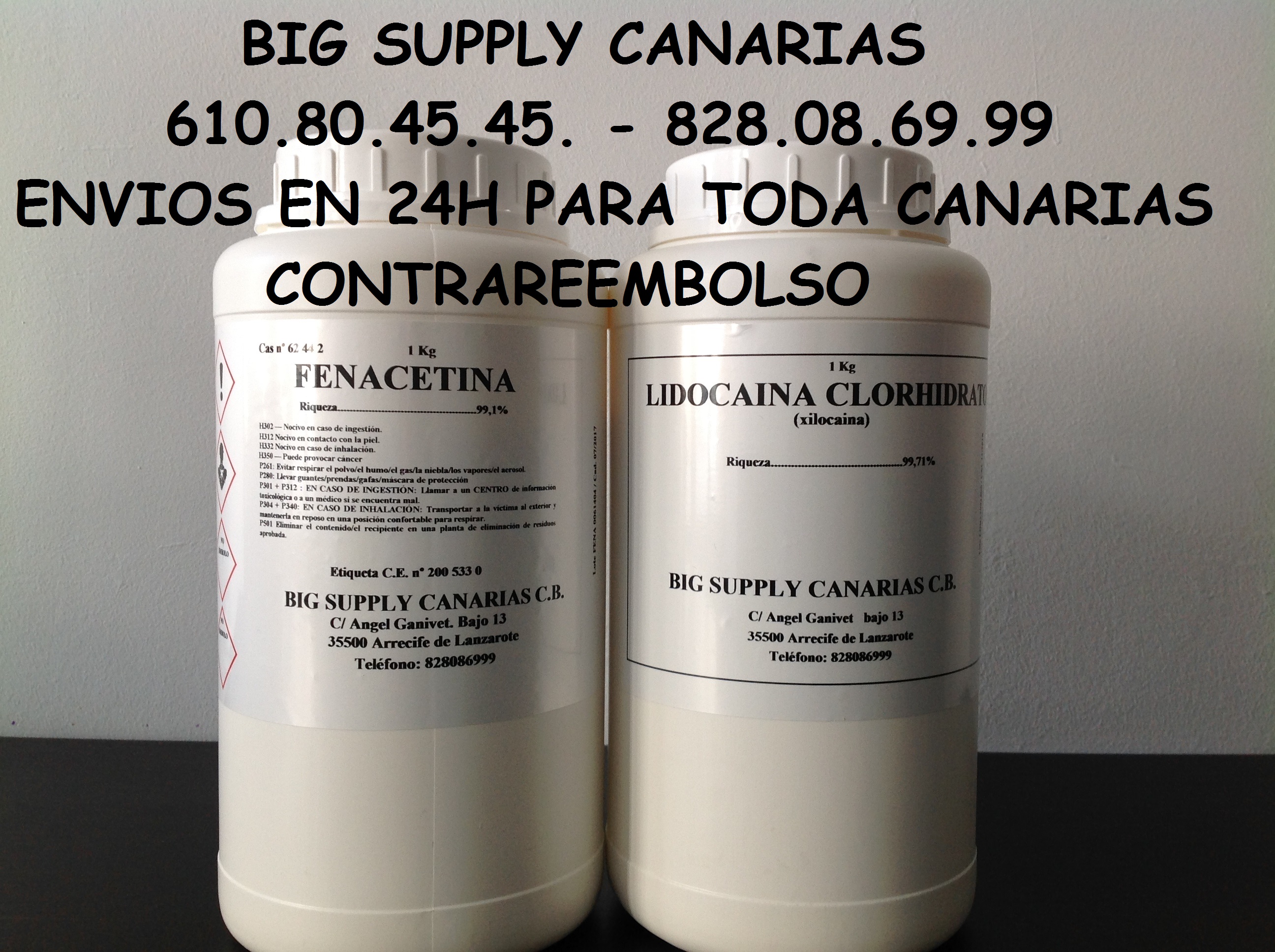 610804545 Cafeina Pura,Clorito de Sodio,Manitol,Acido Citrico 