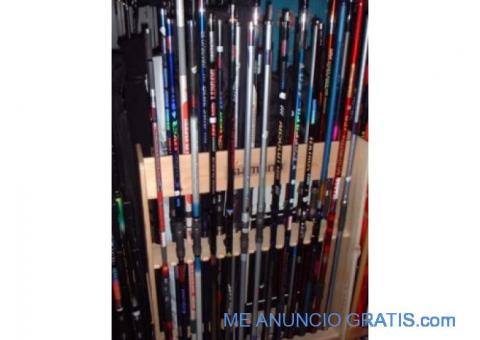 Cañas de pescar al 50% de descuento.